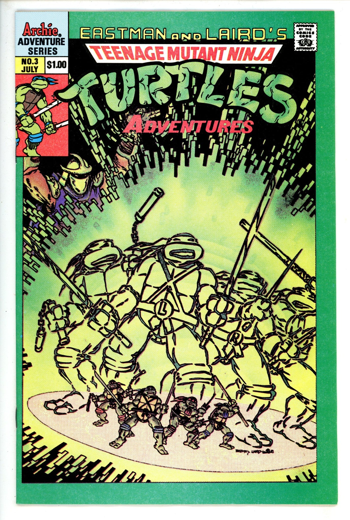 Teenage Mutant Ninja Turtles Adventures Vol 2 3 5th Print NM-