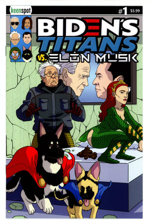 Bidens Titans Vs Elon Musk 1 Amber Turd Variant (2023)