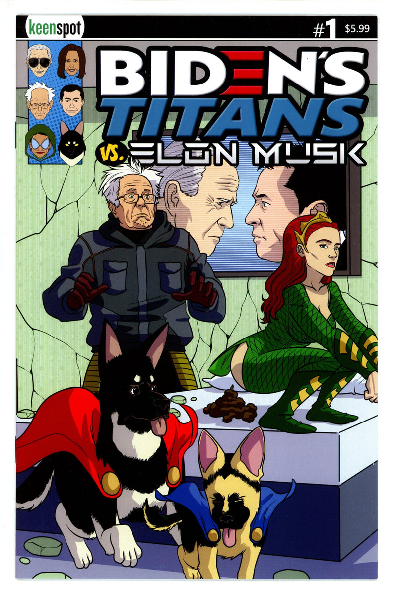 Bidens Titans Vs Elon Musk 1 Amber Turd Variant (2023)