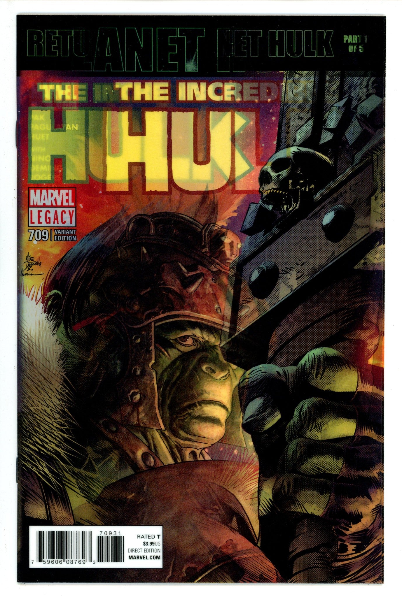 Incredible Hulk Vol 3 709 Deodato Lenticular Variant