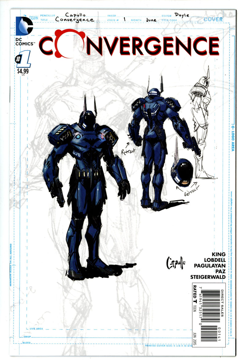 Convergence 1 Capullo Variant NM