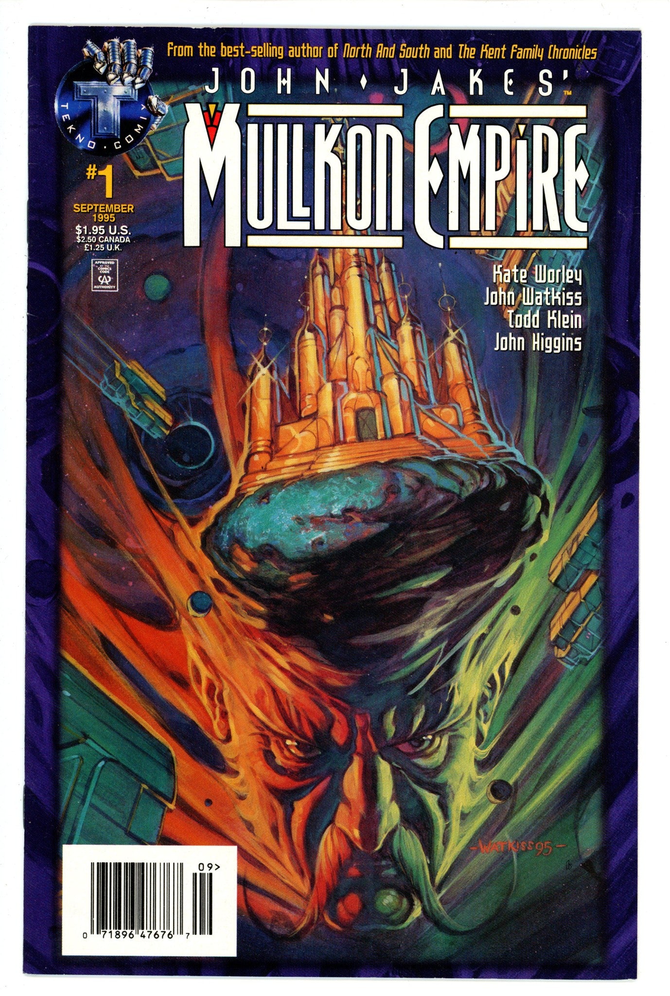 John Jake's Mullkon Empire 1 Newsstand VF (1995)