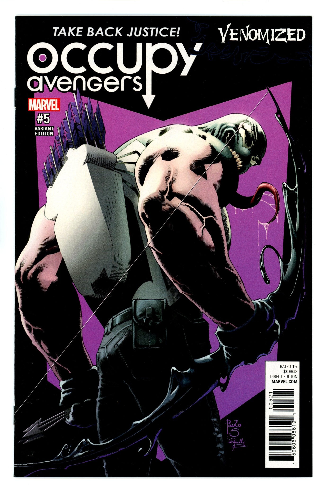 Occupy Avengers 5 Venomized Variant