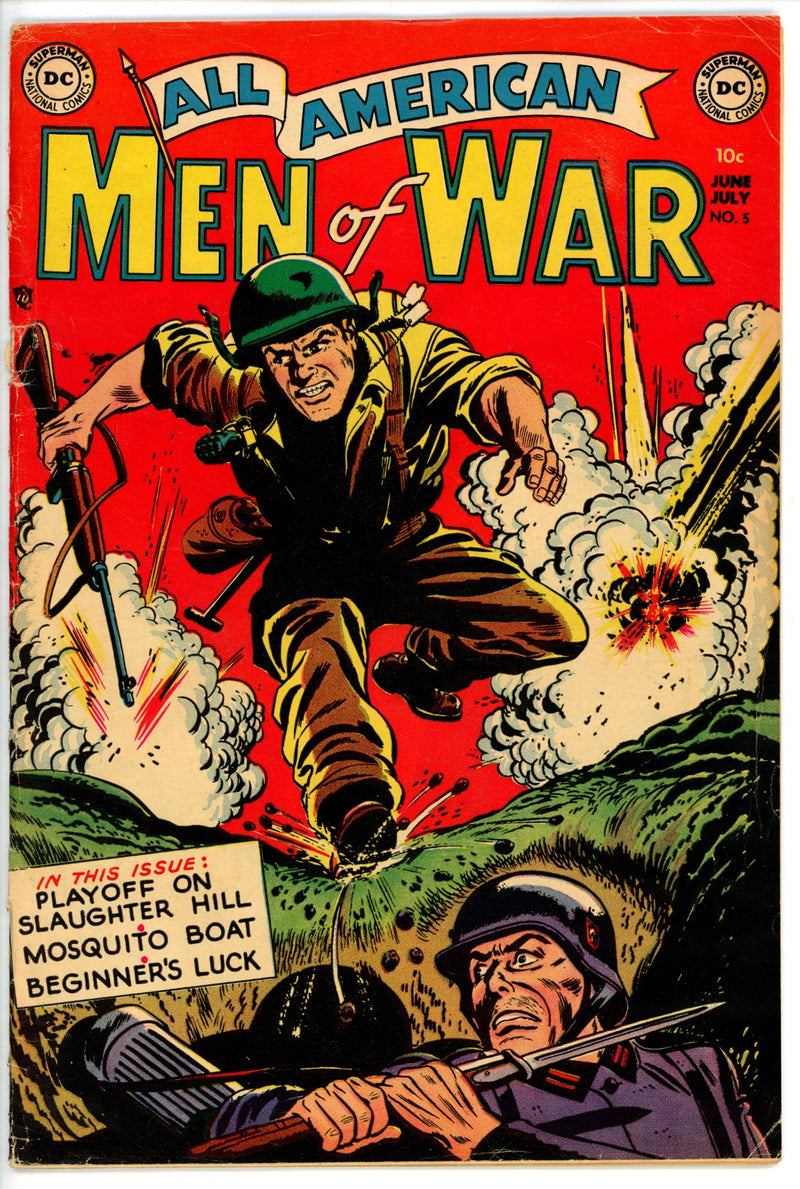 All-American Men of War 5 GD (Cover Detached)