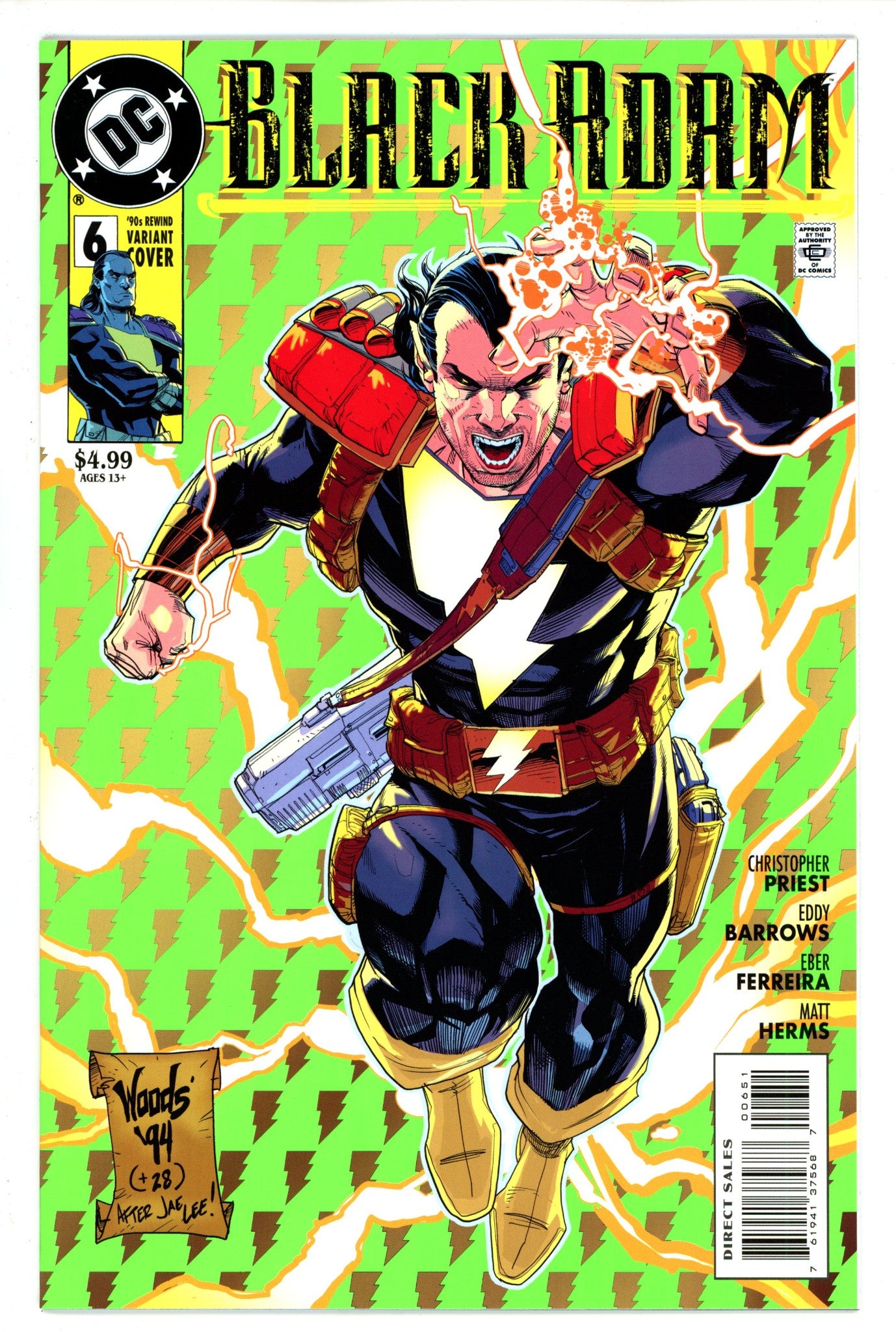 Black Adam 6 Woods Variant