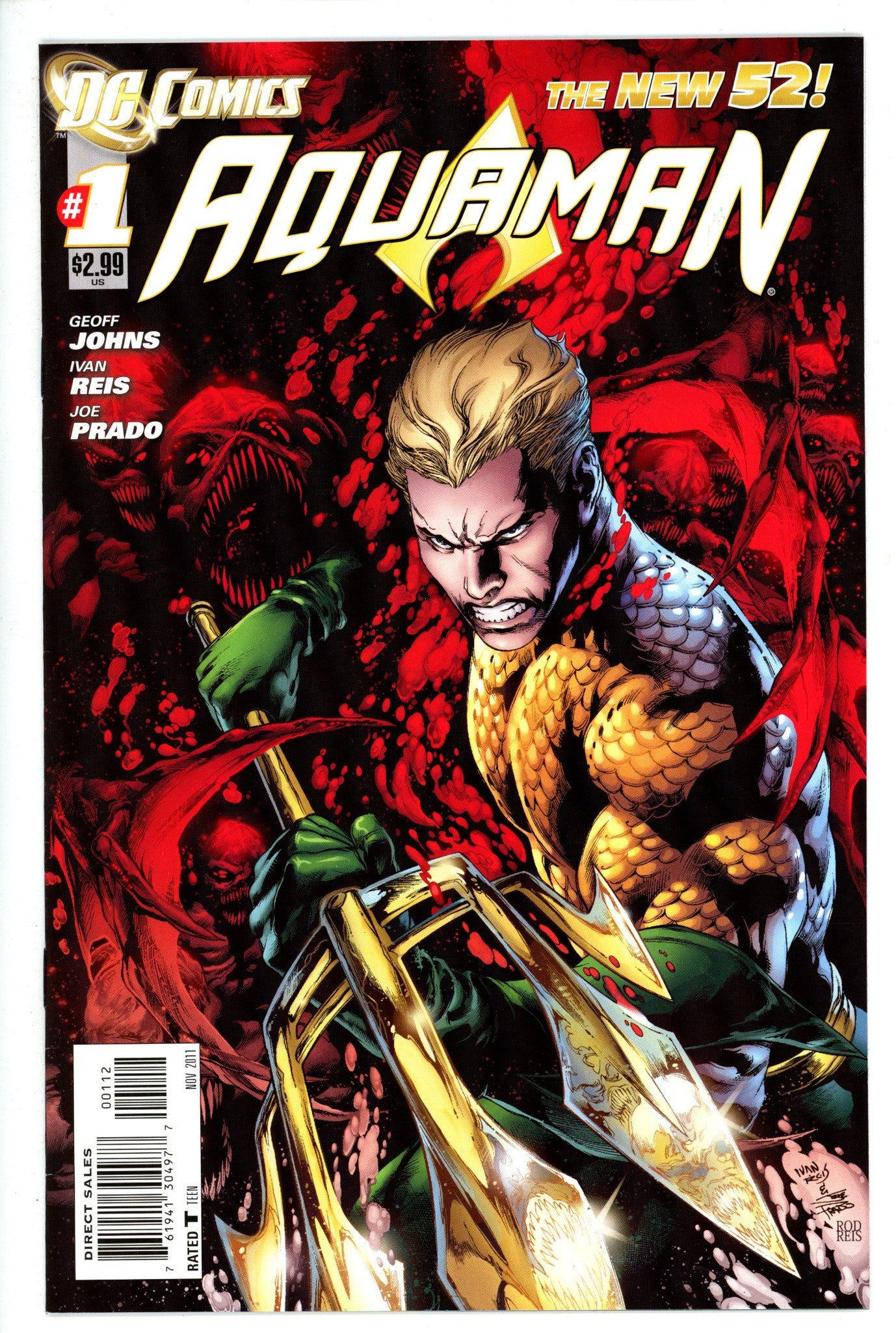Aquaman Vol 7 1 2nd Print