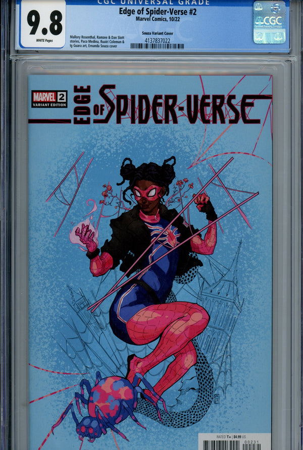 Edge of Spider-Verse Vol 2 2 Souza Variant CGC 9.8 (2022)