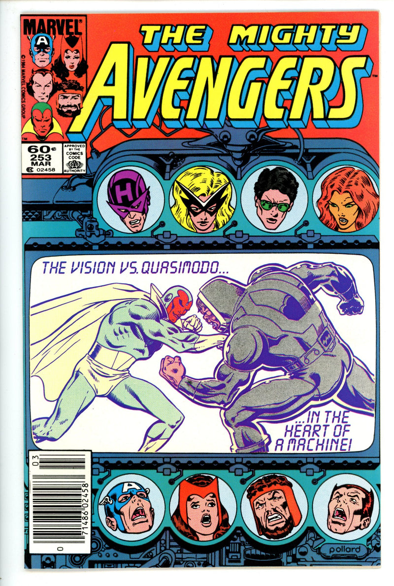 The Avengers Vol 1 253 Newsstand