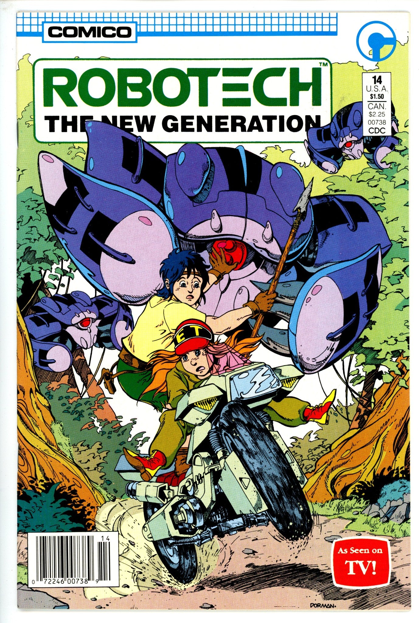 Robotech The New Generation  14 Newsstand