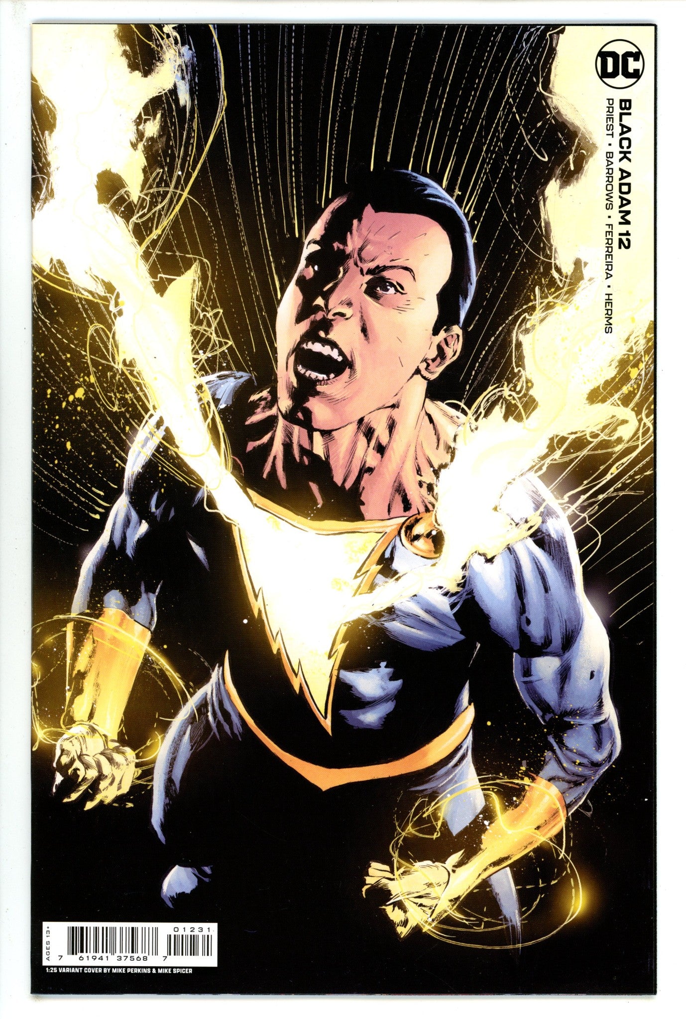 Black Adam 12 Perkins Incentive Variant NM+ (2023)