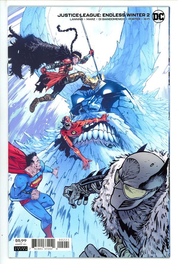 Justice League Endless Winter 2 Johnson Variant (2020)