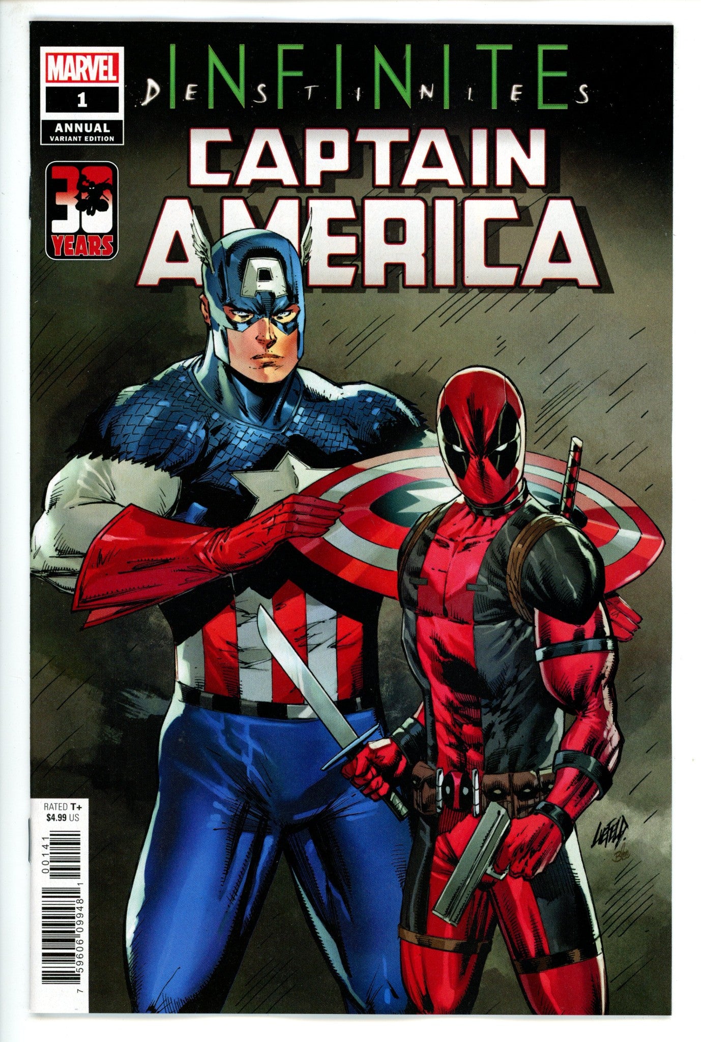 Captain America Vol 9 Annual 1 Liefeld Variant (2021)