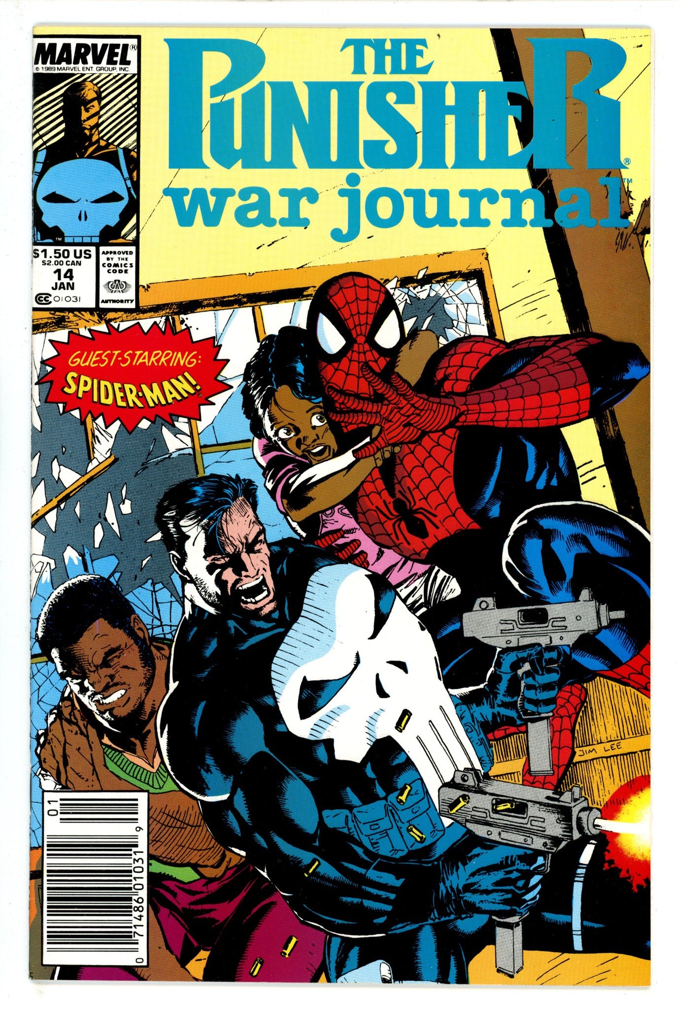The Punisher War Journal Vol 1 14 Newsstand (1989)