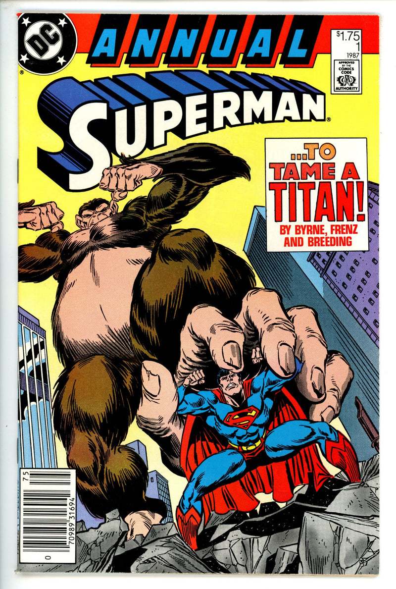 Superman Annual  1 Newsstand VF/NM