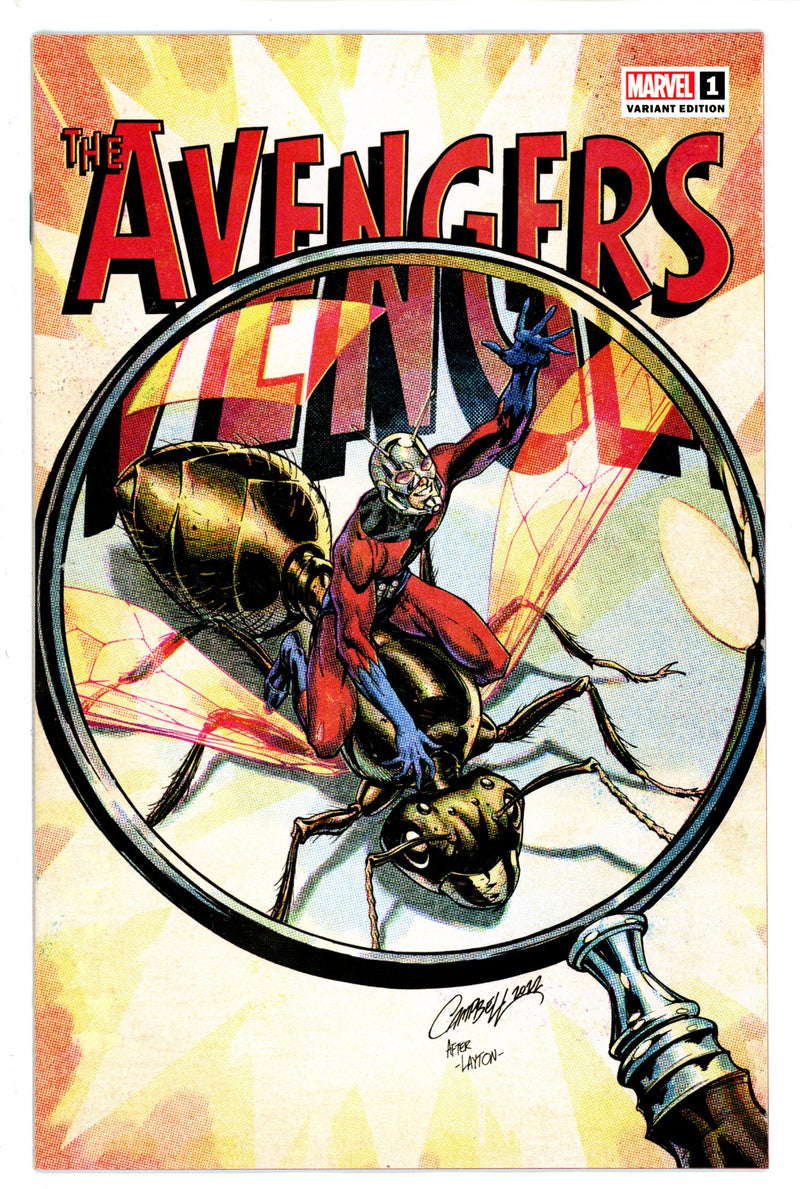 All-Out Avengers 1 Campbell Retro Variant VF/NM
