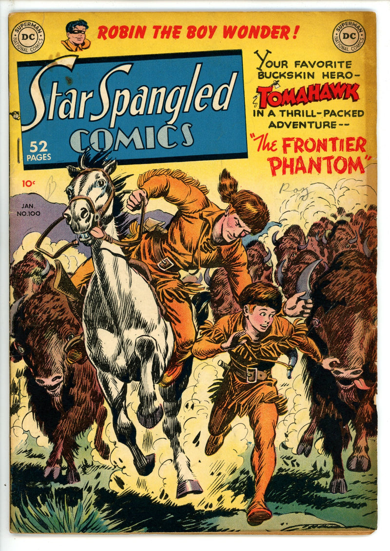 Star Spangled Comics Vol 1 100 VG+ (1950)