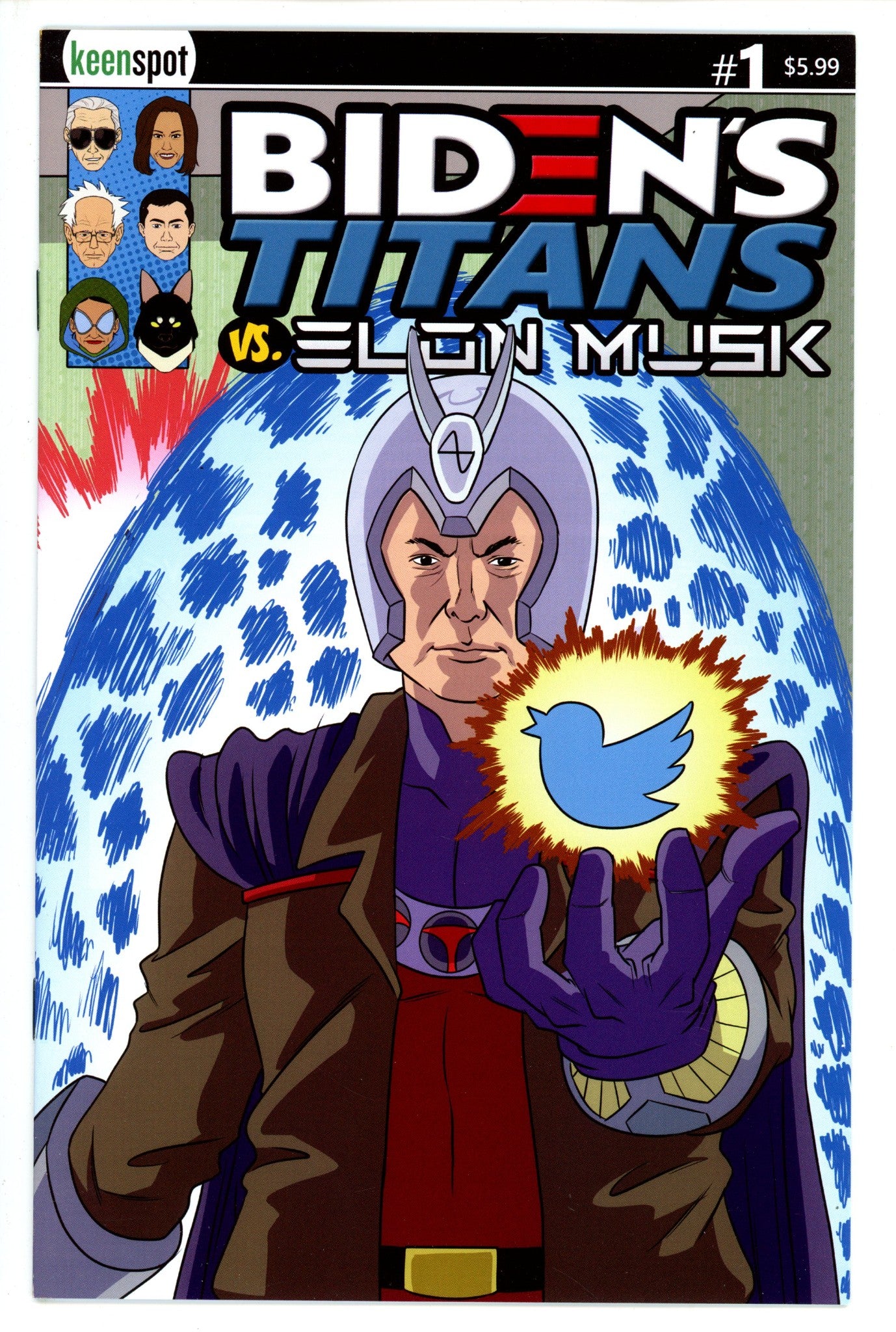 Bidens Titans Vs Elon Musk 1 Magneto Elon Variant (2023)