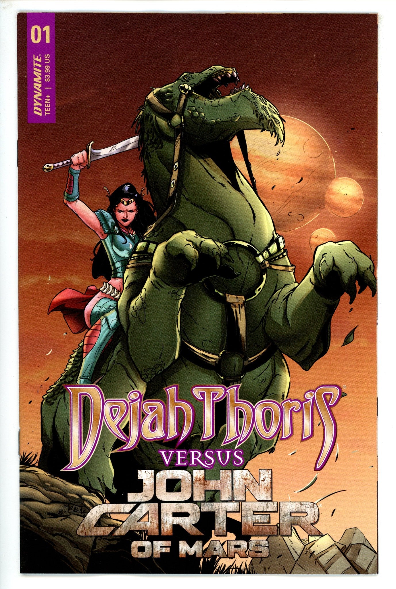 Dejah Thoris vs John Carter of Mars 1 Miracolo Variant (2021)