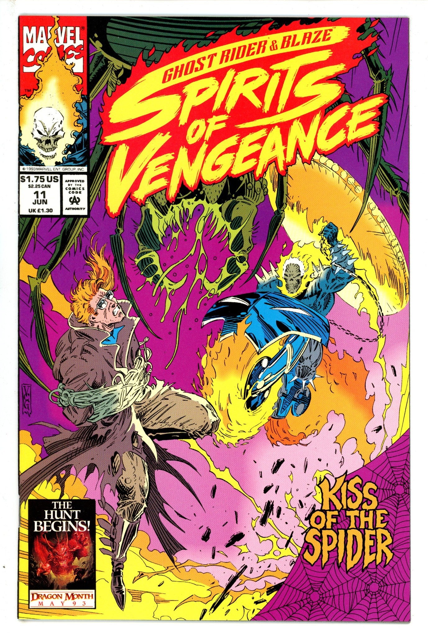 Ghost Rider / Blaze: Spirits of Vengeance 11 (1993)
