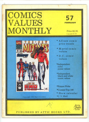 Comics Values Monthly 57 (1991)