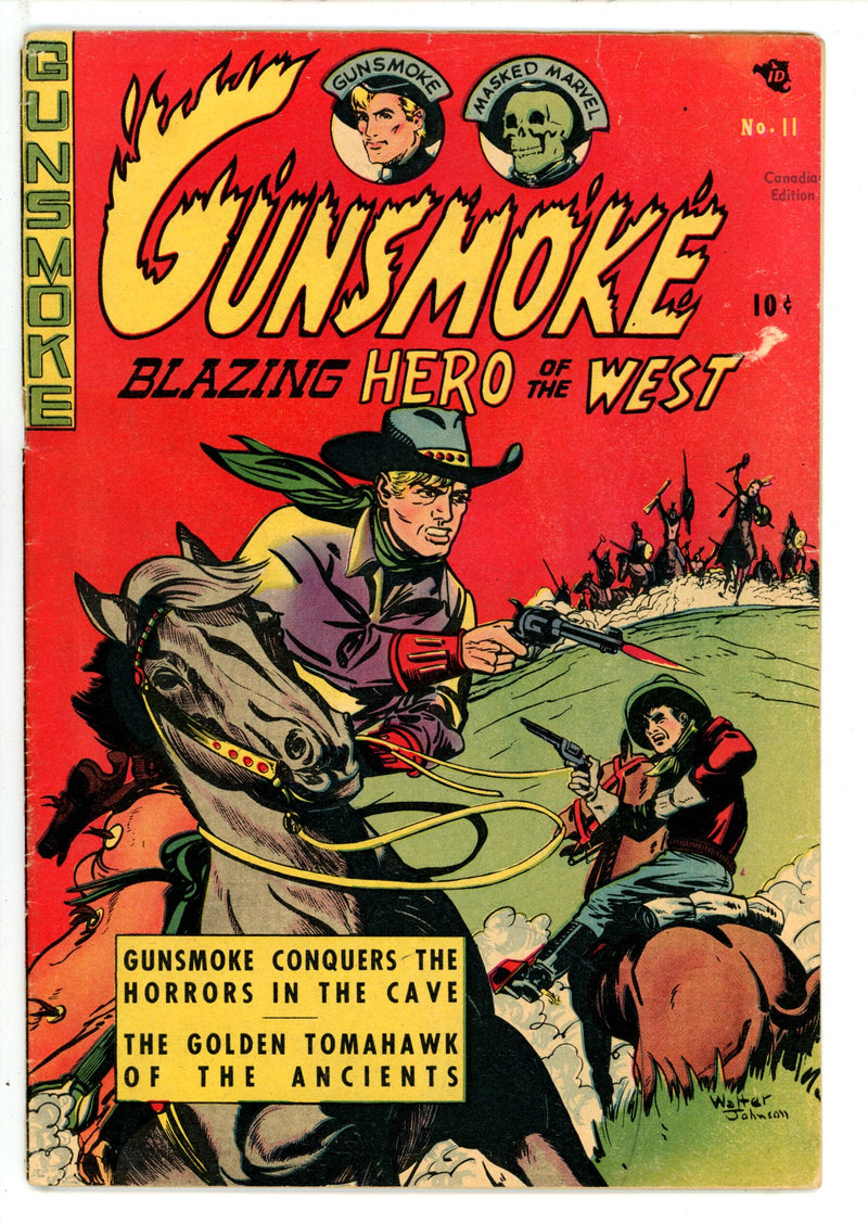 Gunsmoke 11 Canadian Price Variant VG (1951)