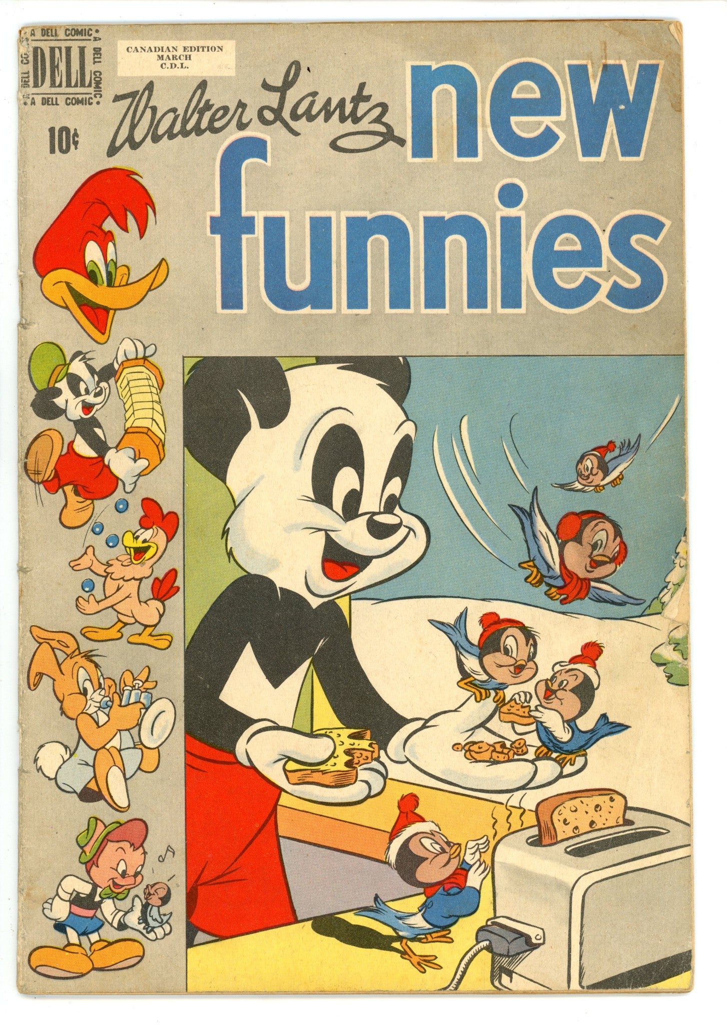 Walter Lantz New Funnies 156 Canadian GD+