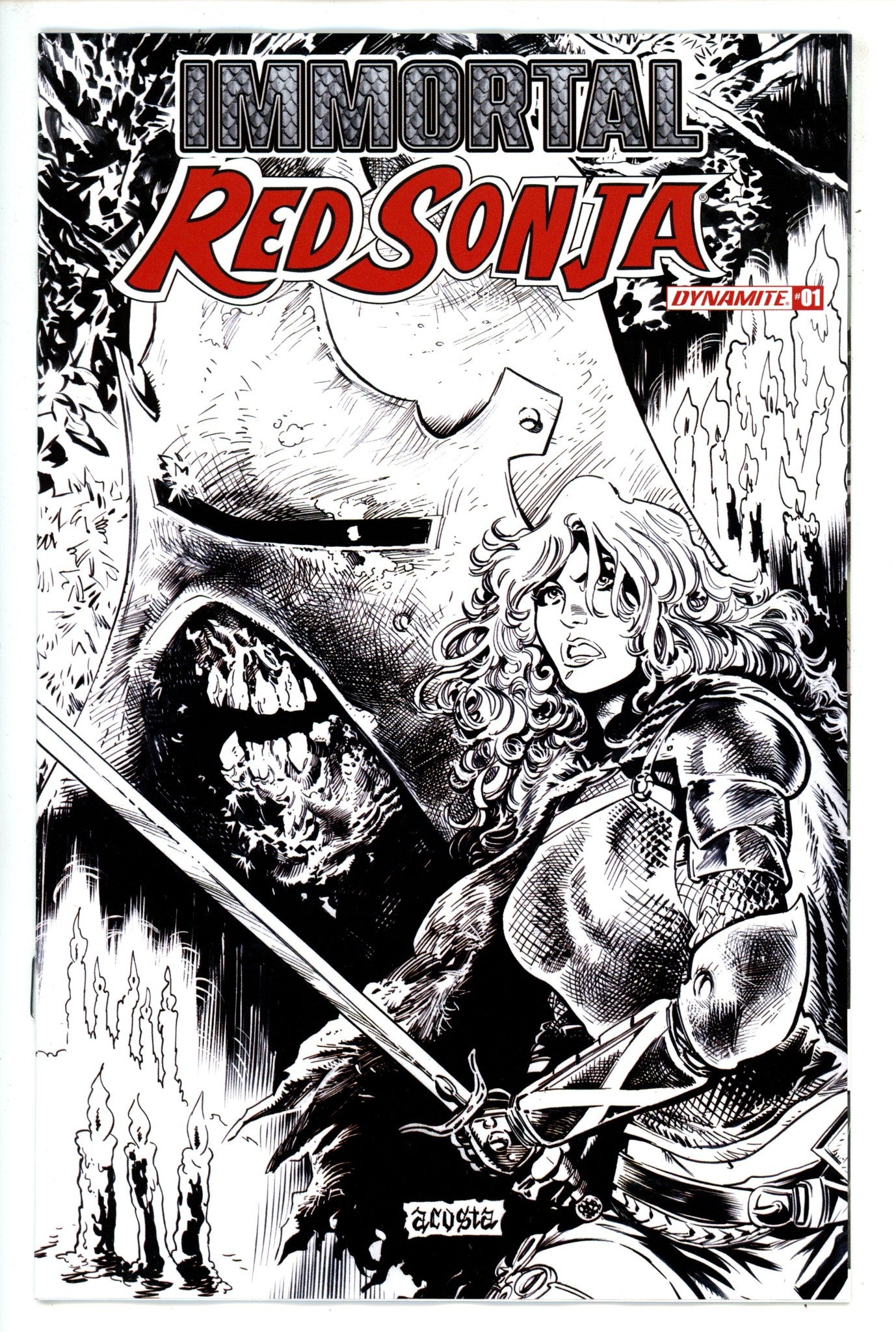 Immortal Red Sonja 1 Acosta Variant