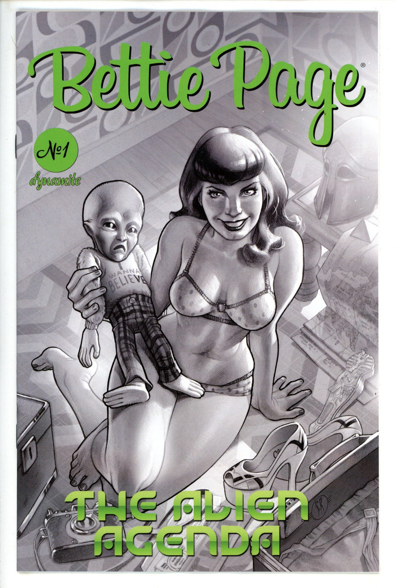 Bettie Page Alien Agenda 1 Roux Variant (2022)