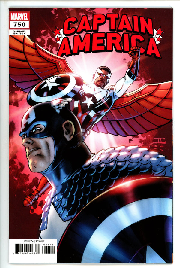 Captain America 750 Cassaday Red Variant (2023)