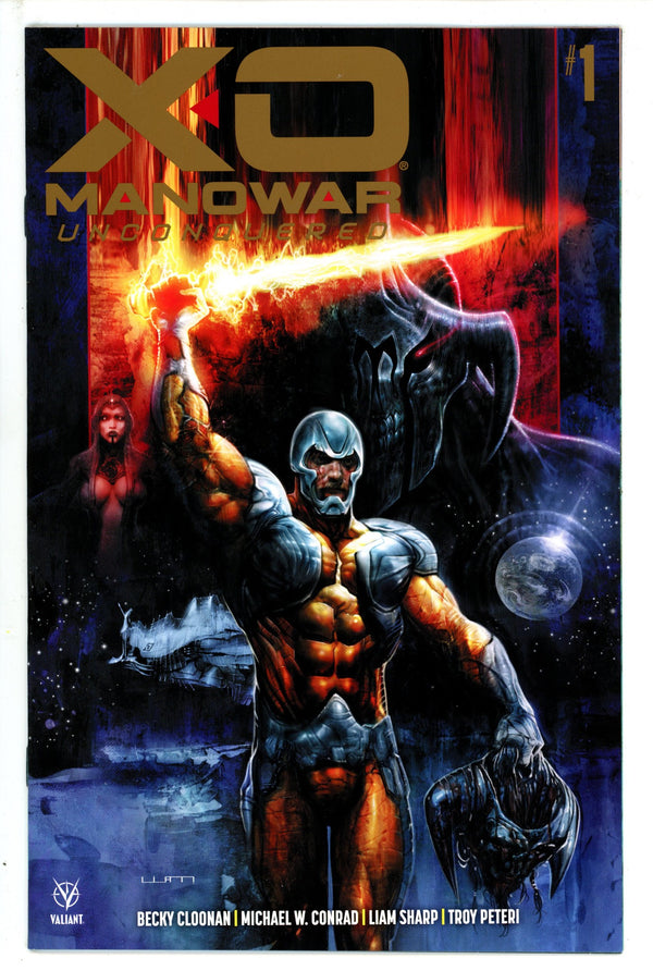 X-O Manowar Unconquered 1 Sharp Gold Foil Variant NM (2023)