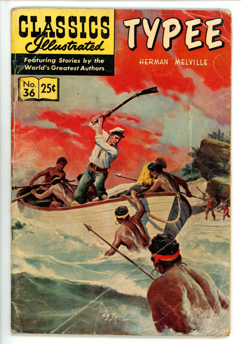 Classics Illustrated:Typee 36 Hrn 169 GD/VG (1969)