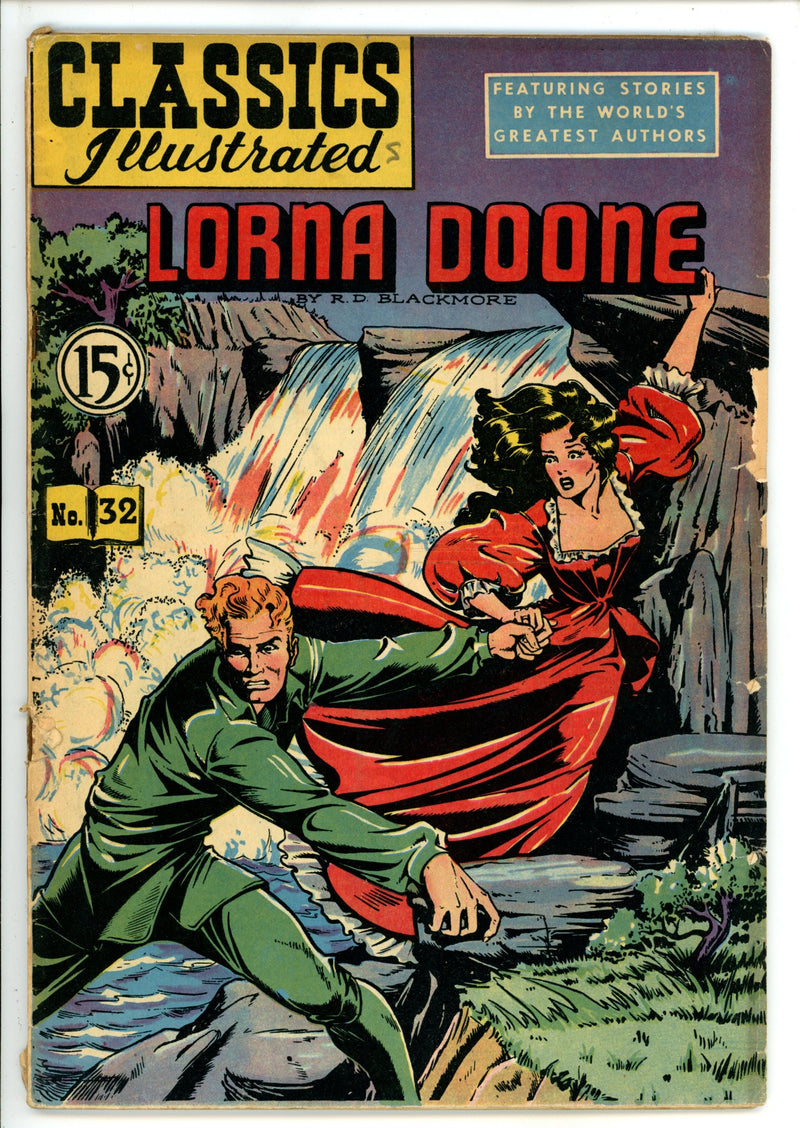 Classics Illustrated Lorna Doone 32 HRN 67 Canadian GD/VG