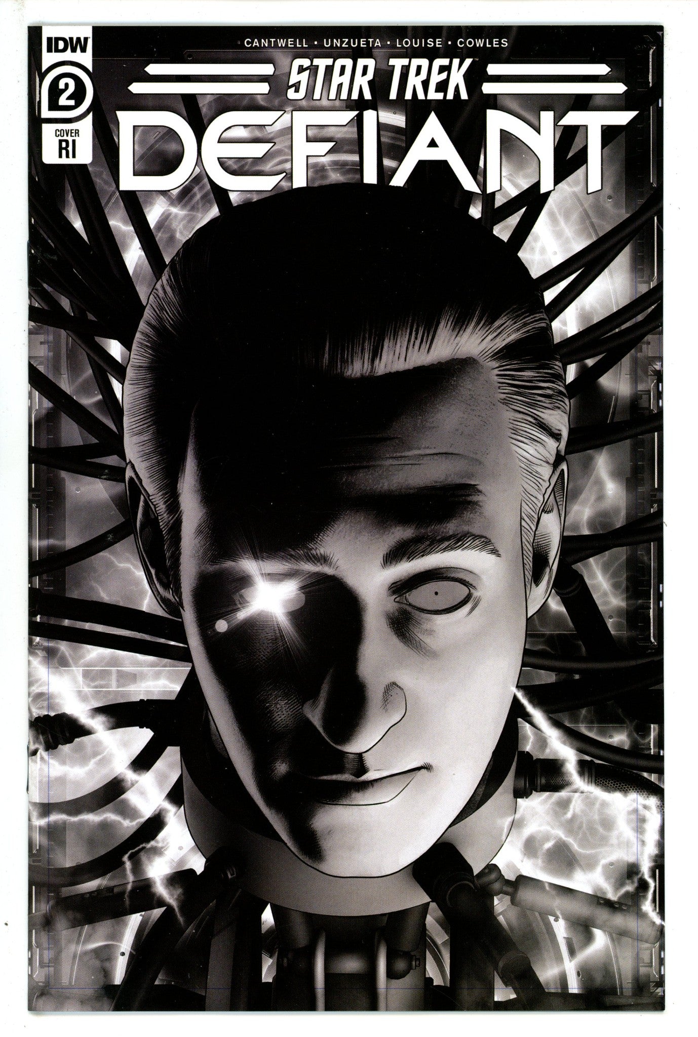 Star Trek Defiant 2 Unzueta B&W Incentive Variant NM- (2023)