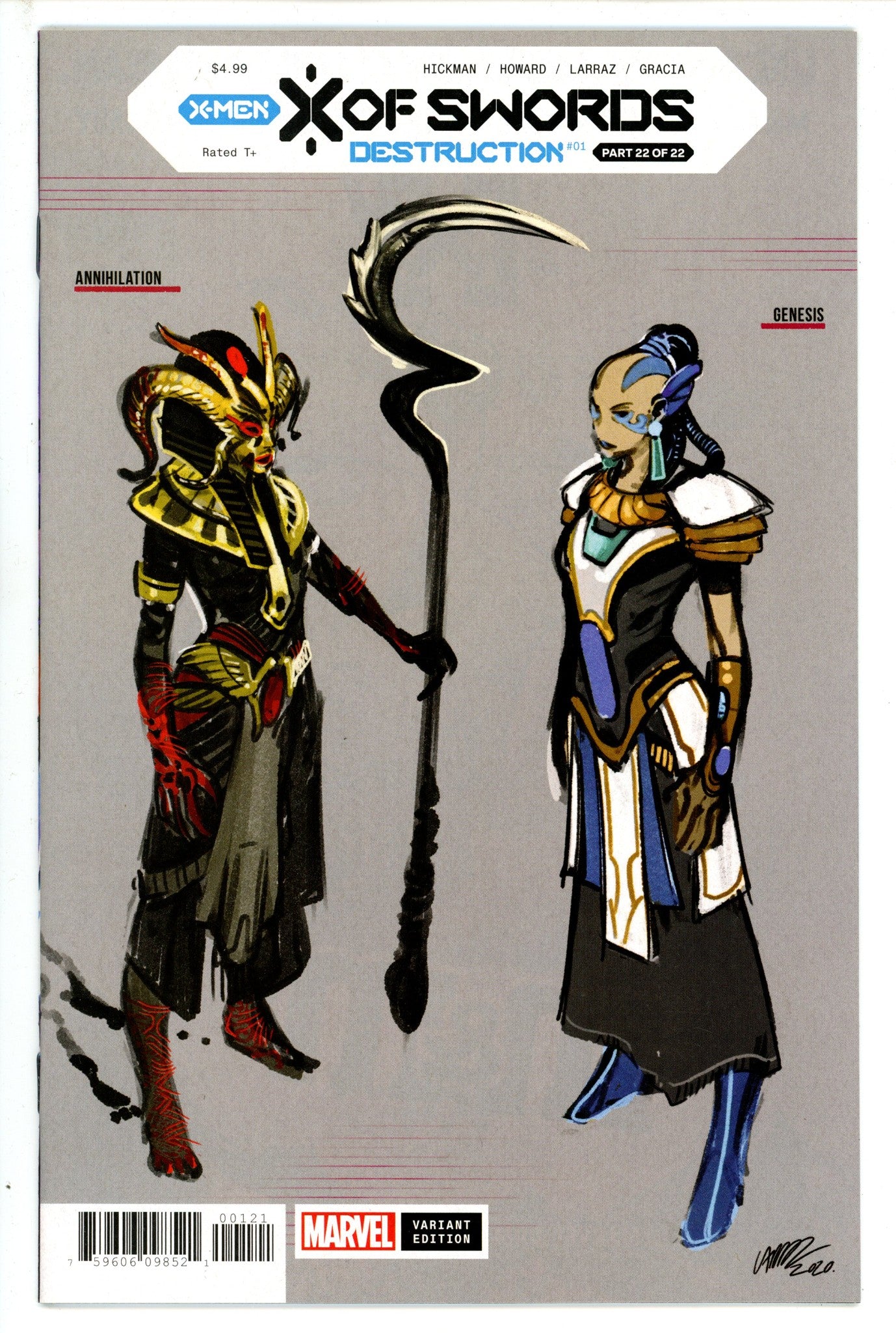 X of Swords: Destruction 1 Larraz Variant (2020)