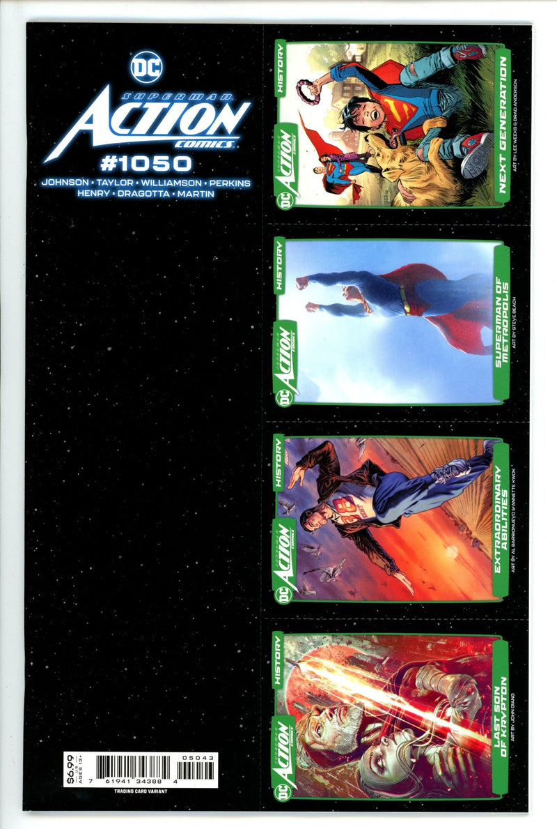 Action Comics Vol 3 1050 Team Trading Card Exclusive Variant (2022)