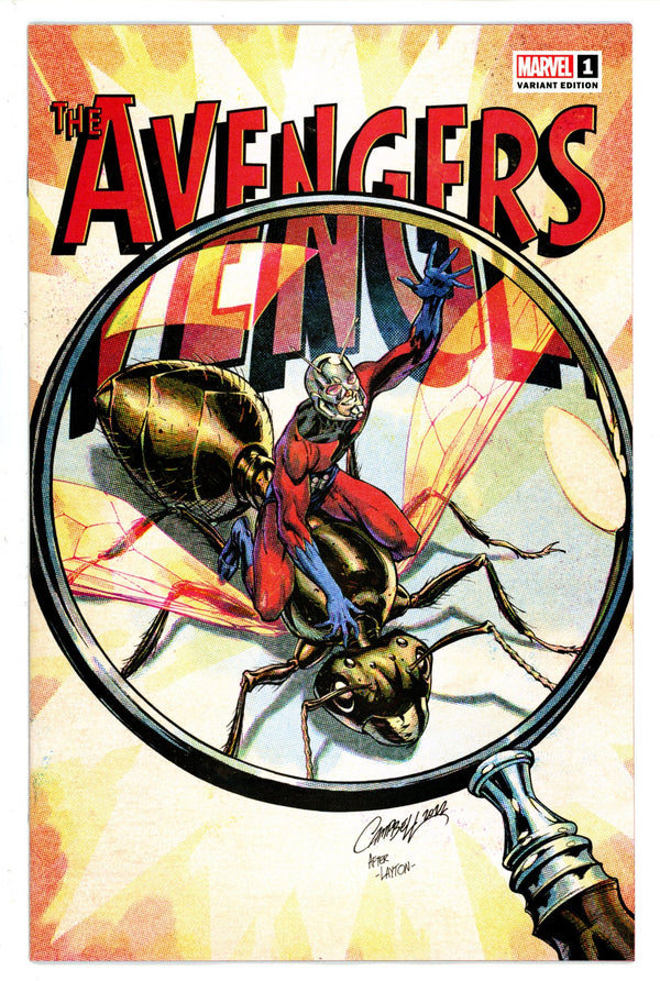 All-Out Avengers 1 Campbell Retro Variant NM-