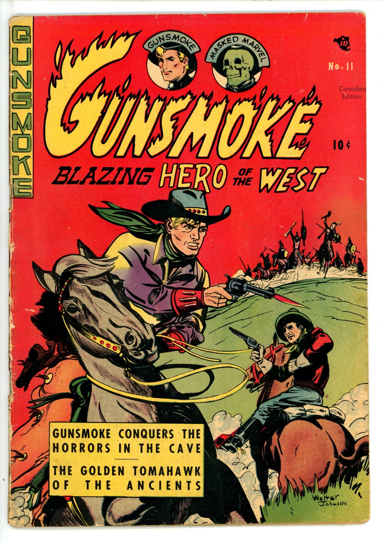 Gunsmoke 11 Canadian Price Variant VG+ (1951)