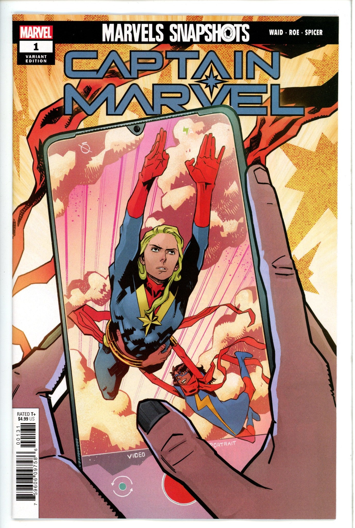 Captain Marvel Marvels Snapshots 1 Roe Variant-Marvel-CaptCan Comics Inc