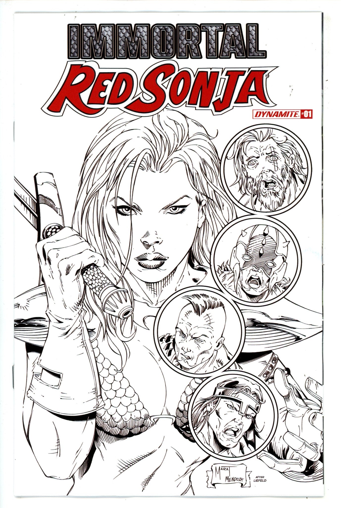 Immortal Red Sonja 1 Mychaels Variant