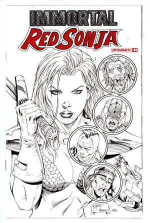Immortal Red Sonja 1 Mychaels Variant
