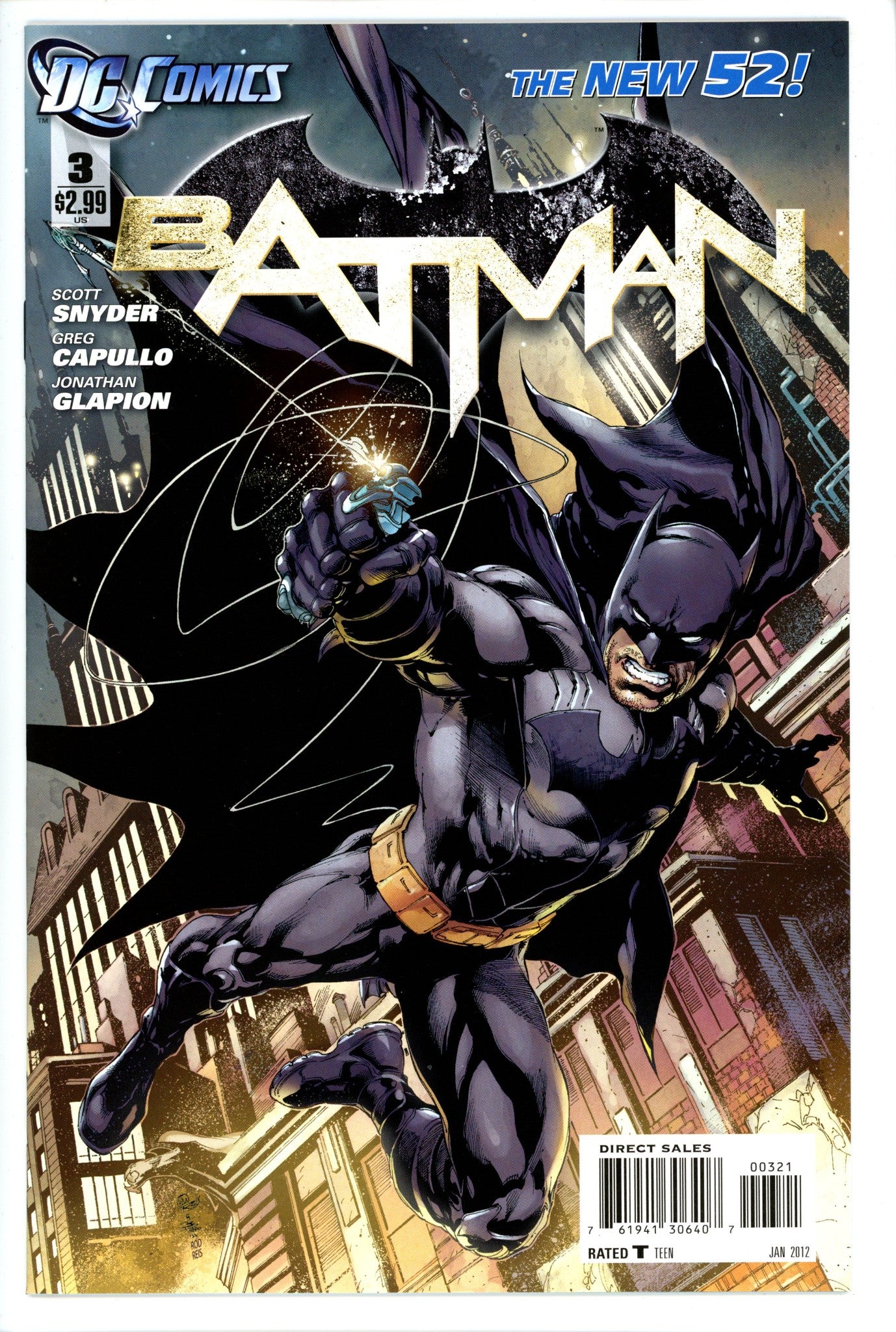 Batman Vol 2 3 Reis Variant VF/NM-DC-CaptCan Comics Inc