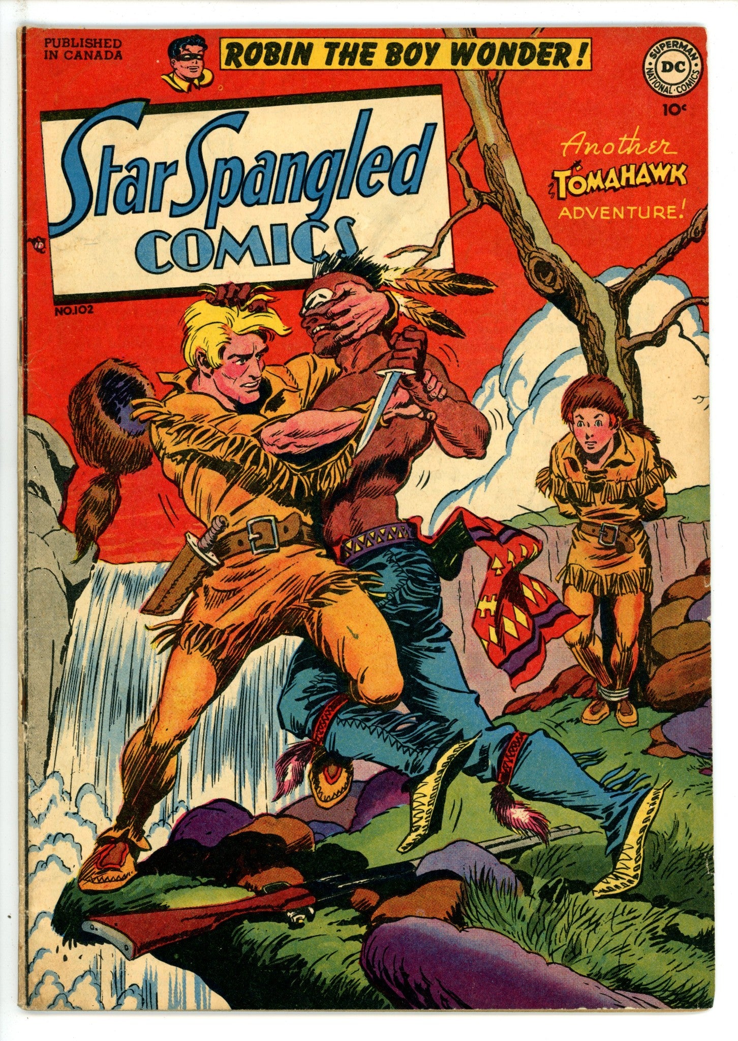 Star Spangled Comics Vol 1 102 Canadian Price Variant VG- (1950)