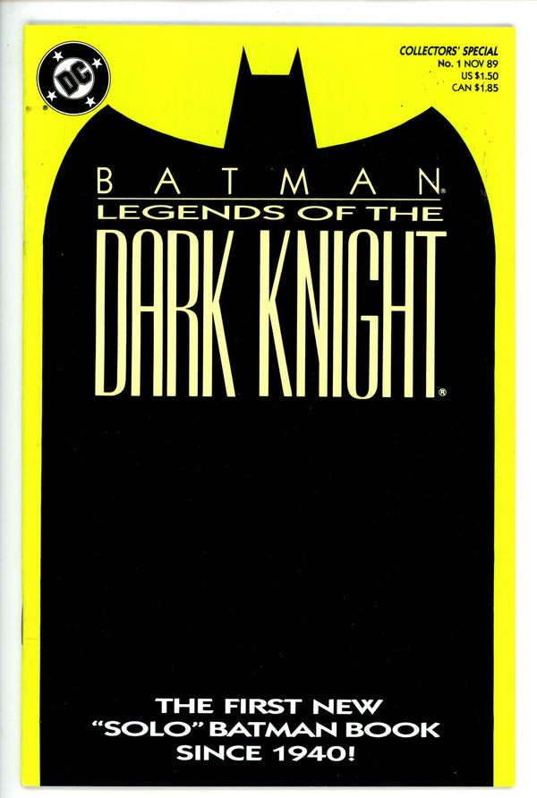 Legends of the Dark Knight 1 Yellow Variant