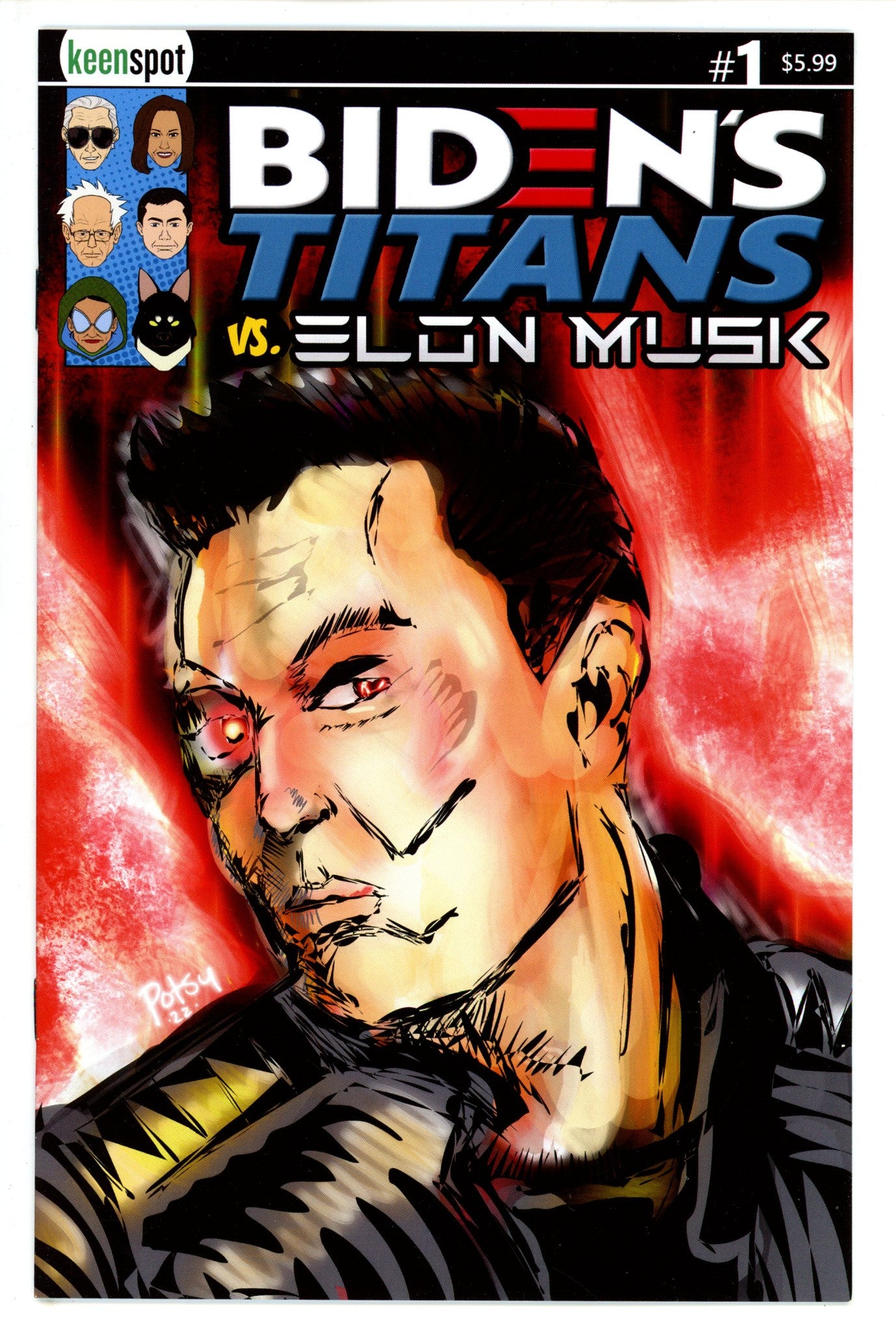 Bidens Titans Vs Elon Musk 1 Twitternator Variant (2023)