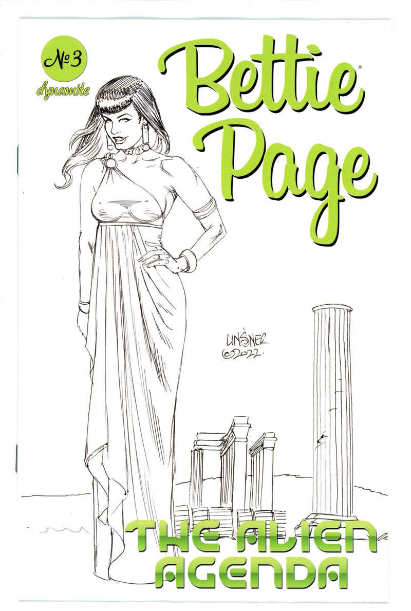 Bettie Page Alien Agenda 3 Linsner Variant (2022)