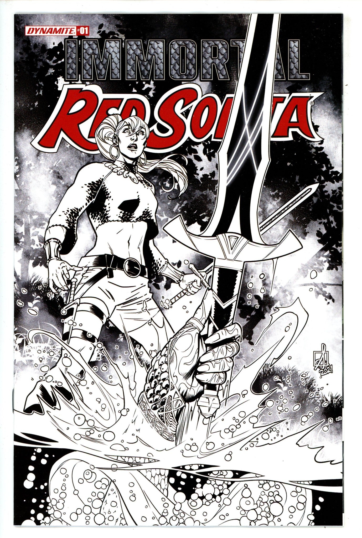 Immortal Red Sonja 1 Izaakse Variant