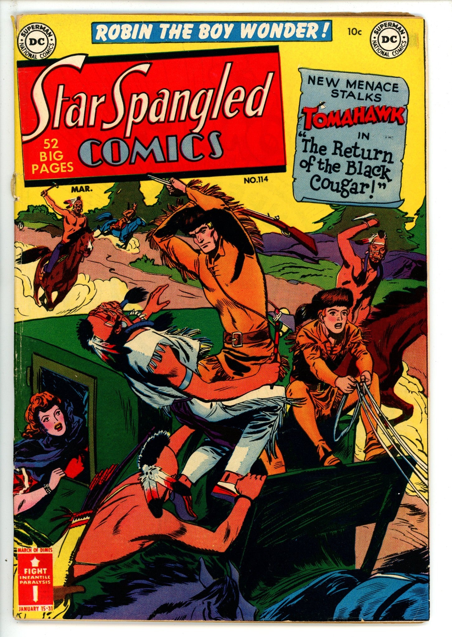 Star Spangled Comics Vol 1 114 FR/GD Cover Detached (1951)