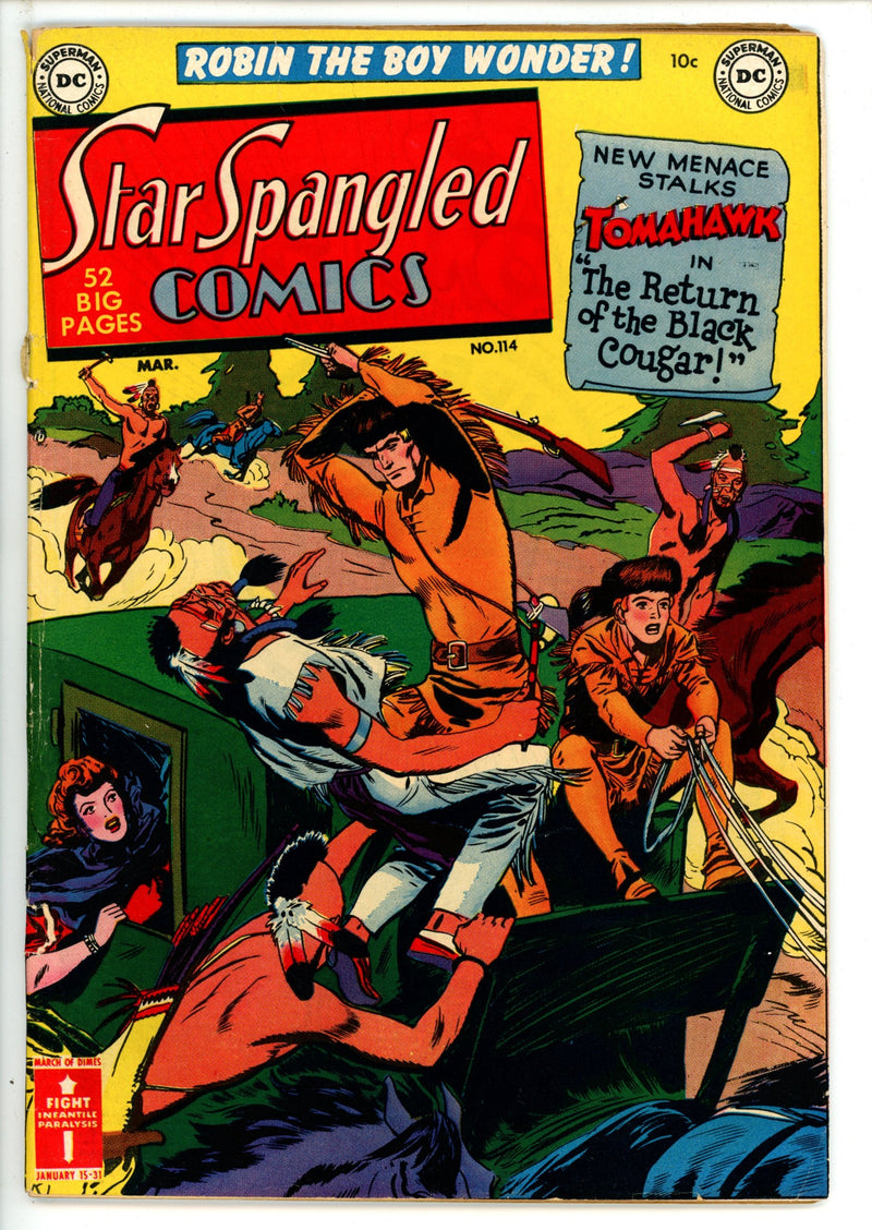 Star Spangled Comics Vol 1 114 FR/GD Cover Detached (1951)