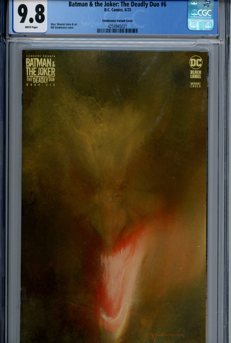 Batman & The Joker: The Deadly Duo 6 Sienkiewicz Variant CGC 9.8 (2023)