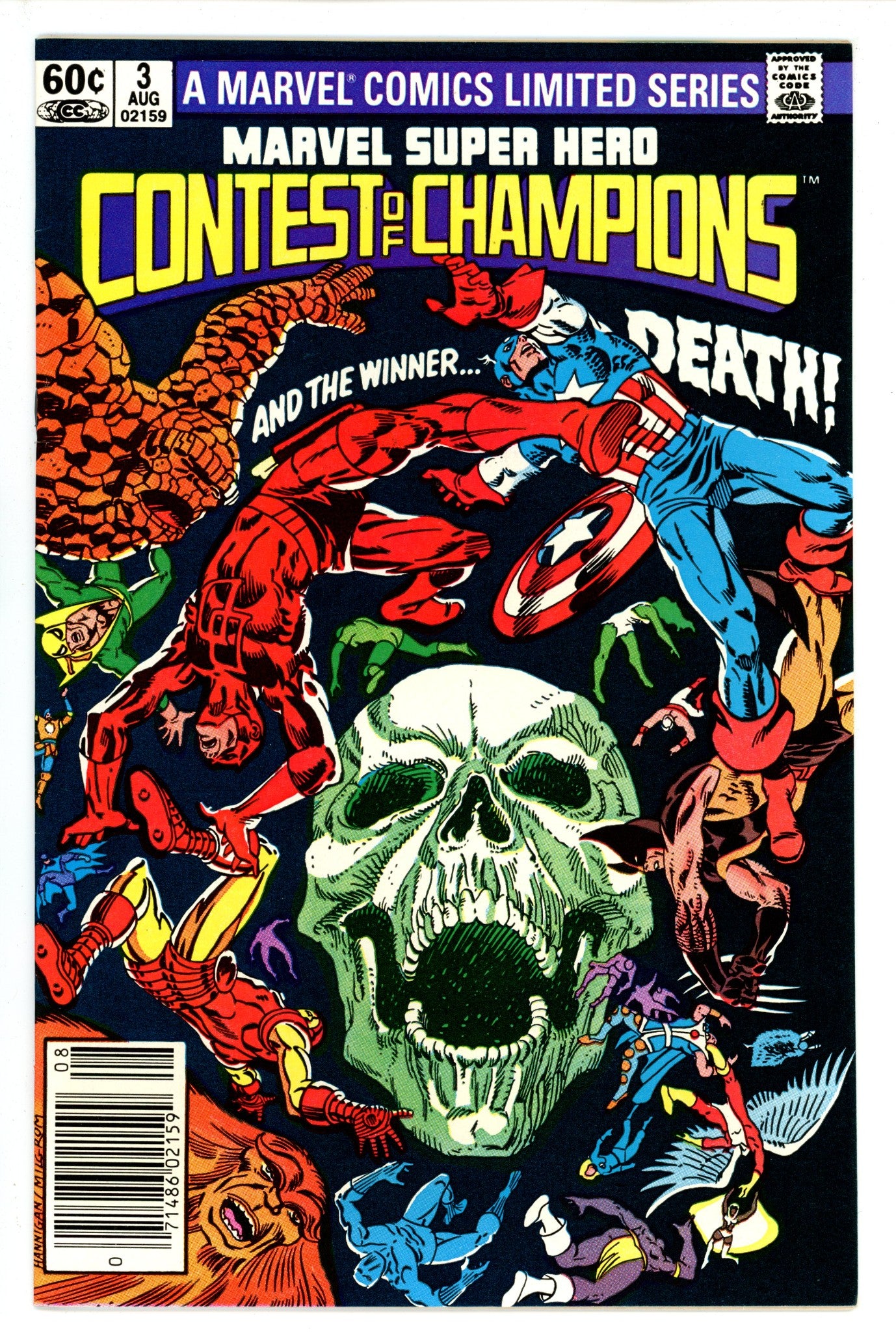 Marvel Super Hero Contest of Champions 3 Newsstand FN/VF (1982)
